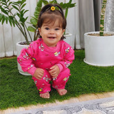 لباس دخترانه (بلوز و شلوار توکرکی) صورتی